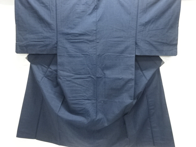 JAPANESE KIMONO / ANTIQUE MENS KIMONO ENSEMBLE / SILK / HAND WOVEN / FUSHI TSUMUGI 